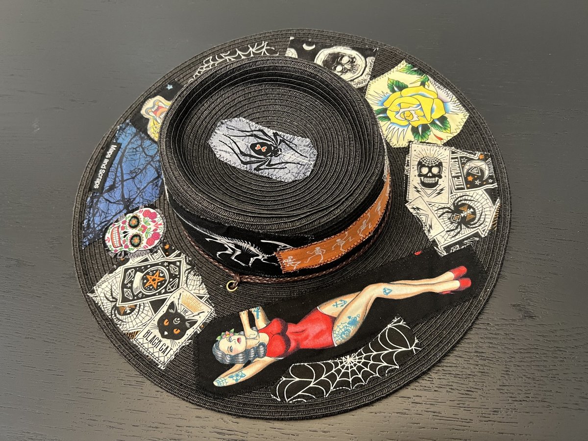 Skull and tattoo hat