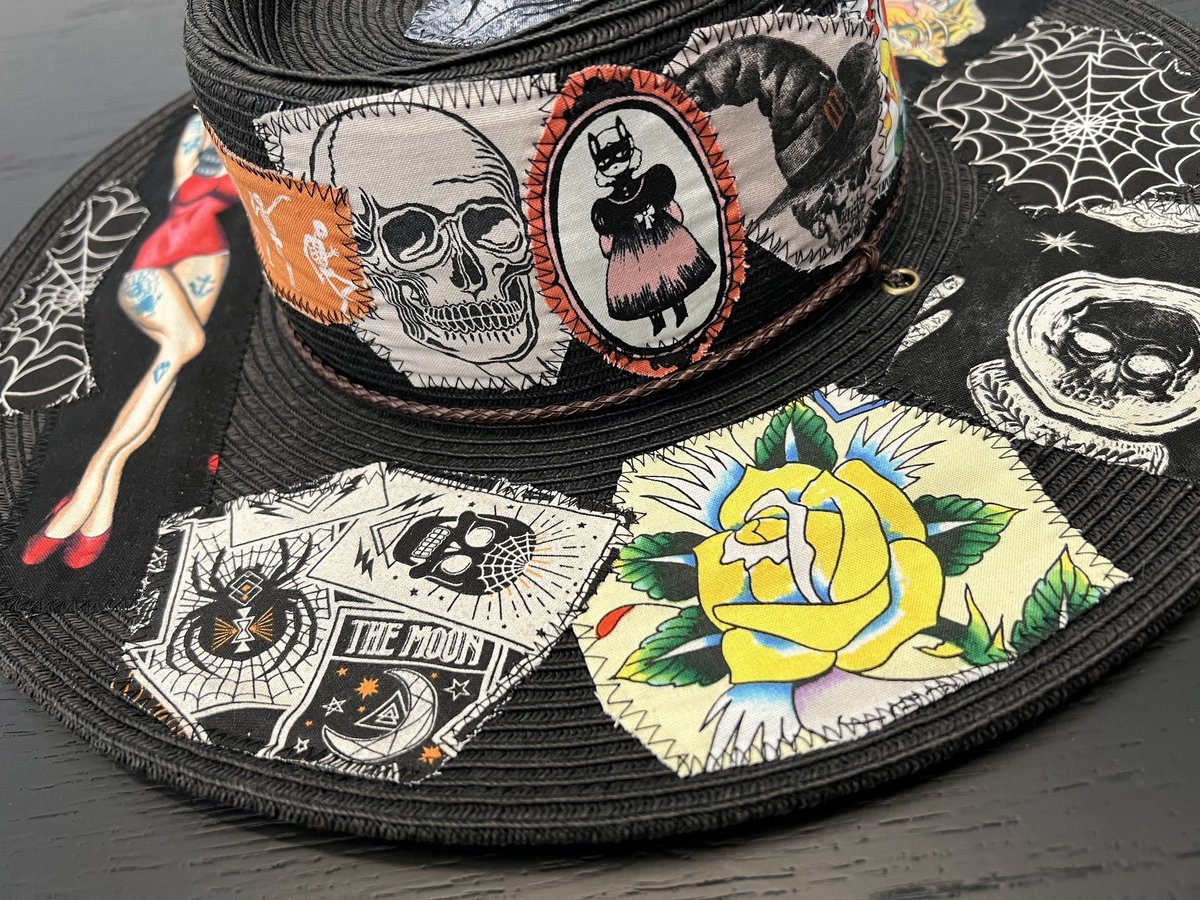 Skull and tattoo hat