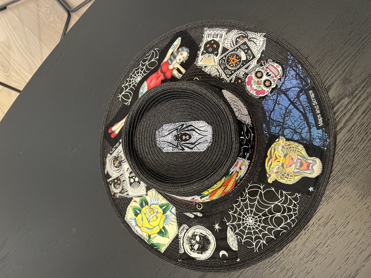 Skull and tattoo hat