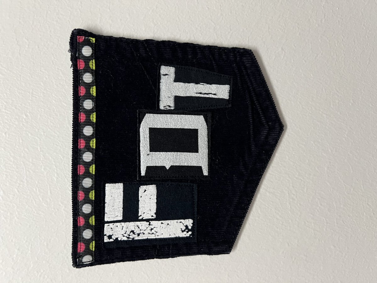 FDT collage patch black and white