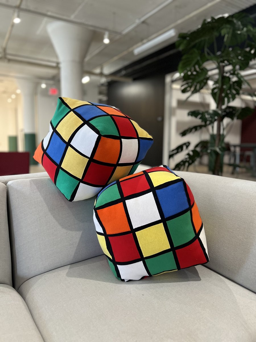 Rubik pillow mixed up version 