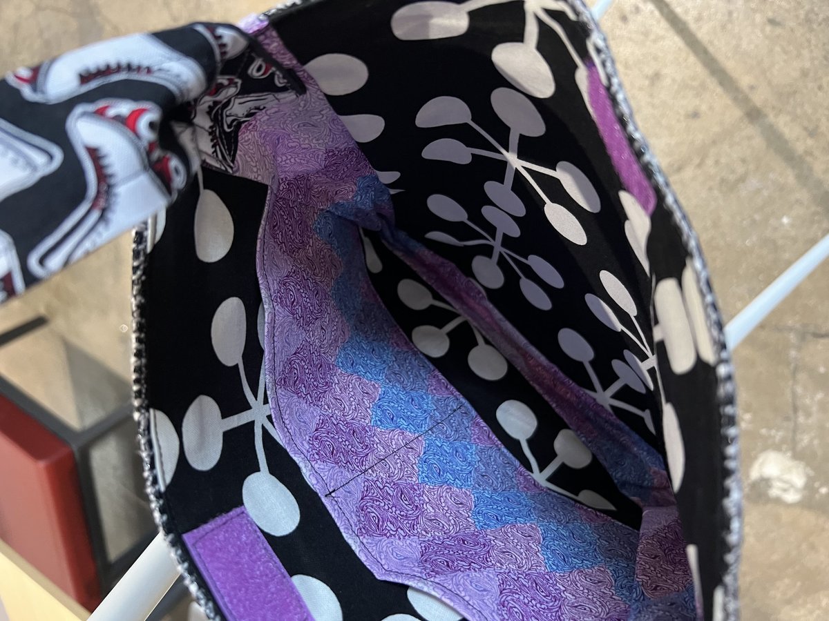 Roll with the music tshirt crossbody bag