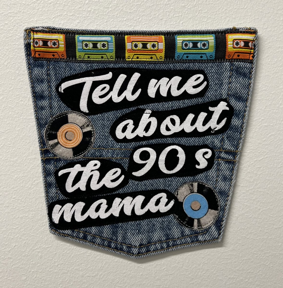 The 90s art collage patch