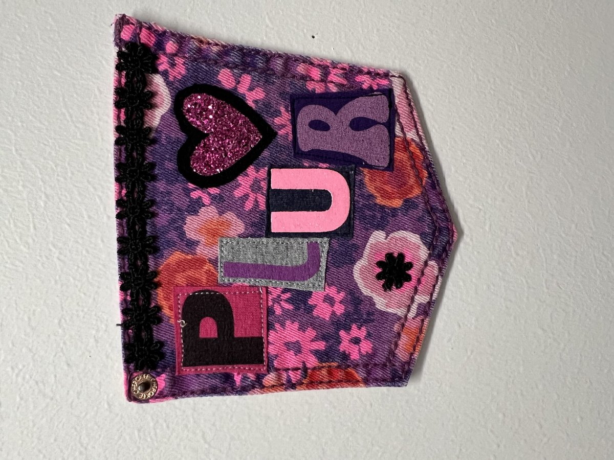 PLUR collage patch 