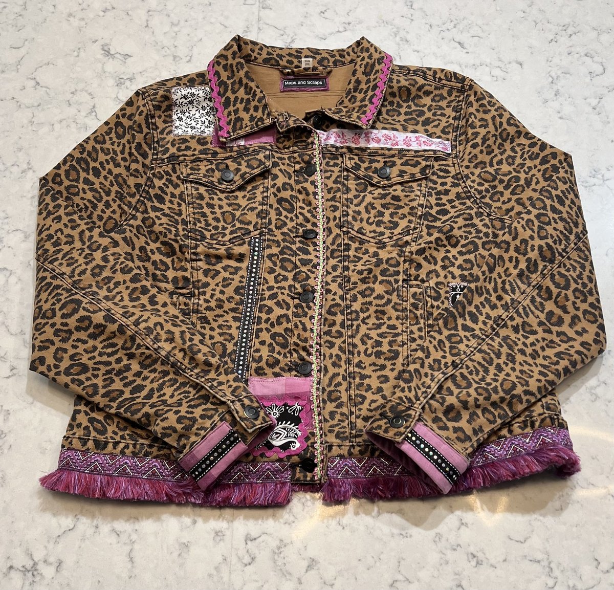 Marilyn tshirt patchwork collage upcycled Jean jacket