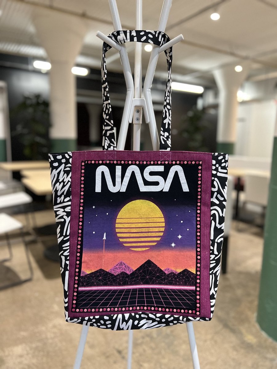 NASA tshirt market bag