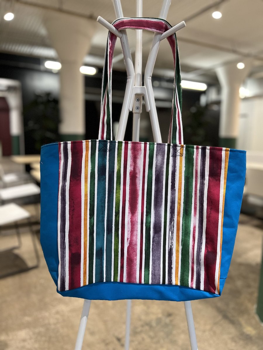 Smurf tshirt market bag
