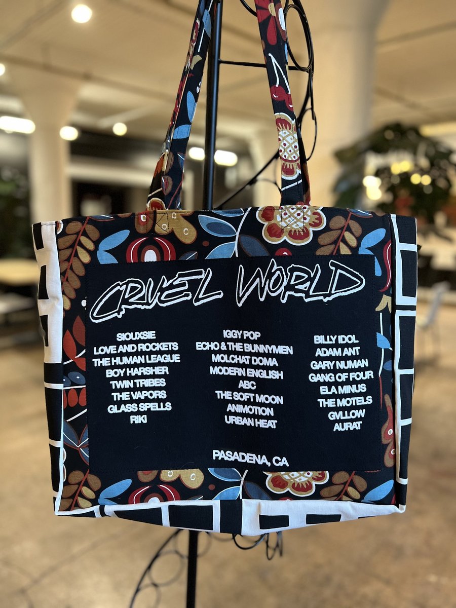 Cruel World Festival tshirt market bag