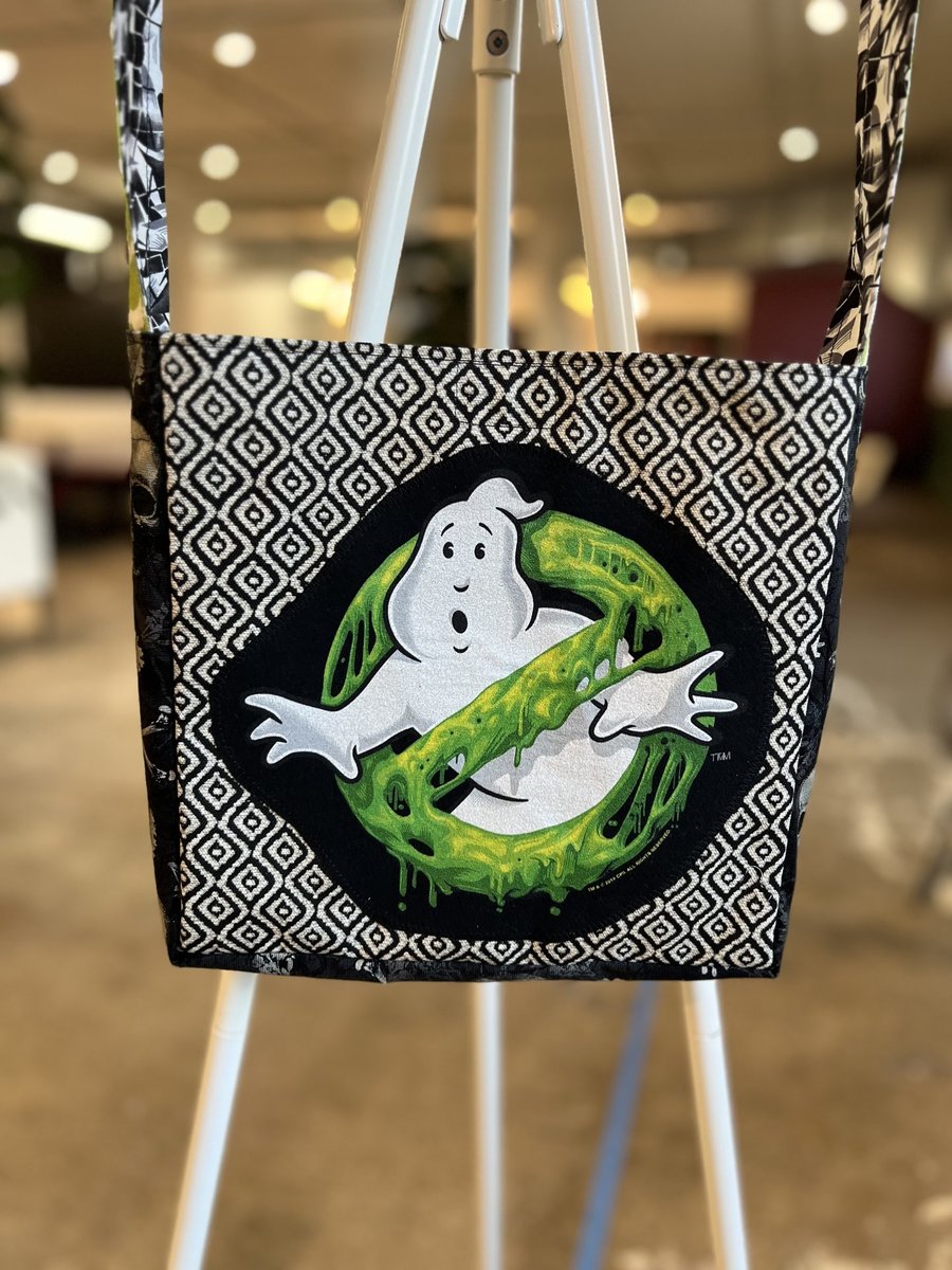 Ghostbusters green slime tshirt crossbody bag 