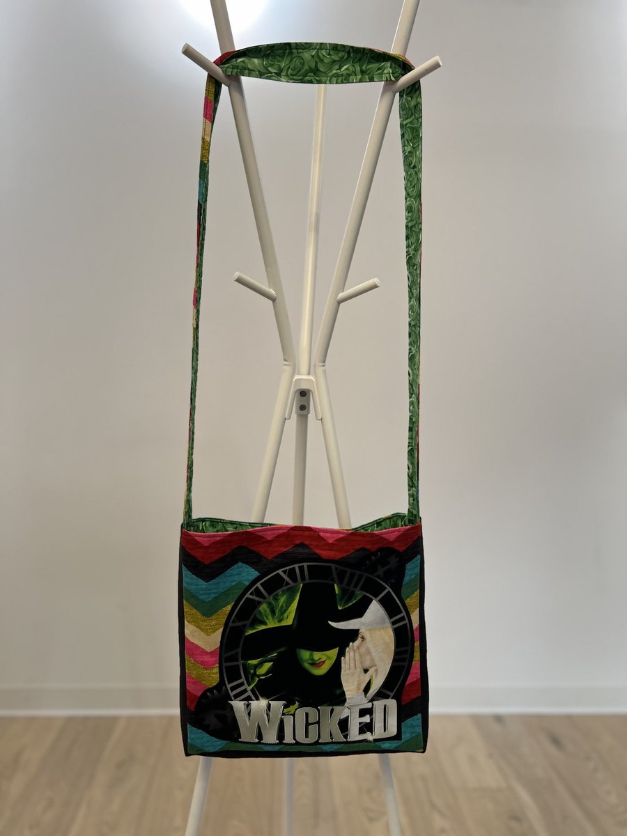 Wicked tshirt crossbody bag