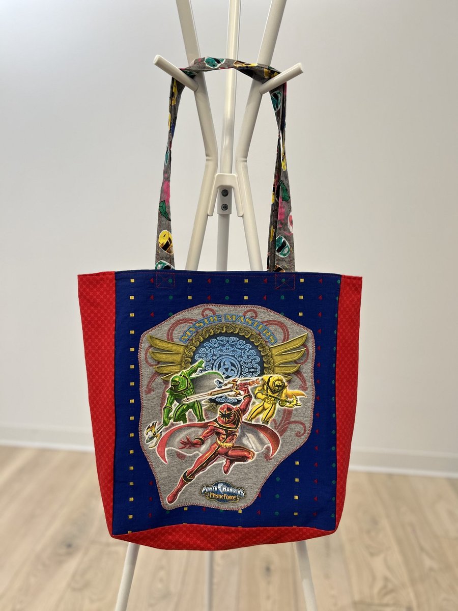 Power Rangers tshirt market bag