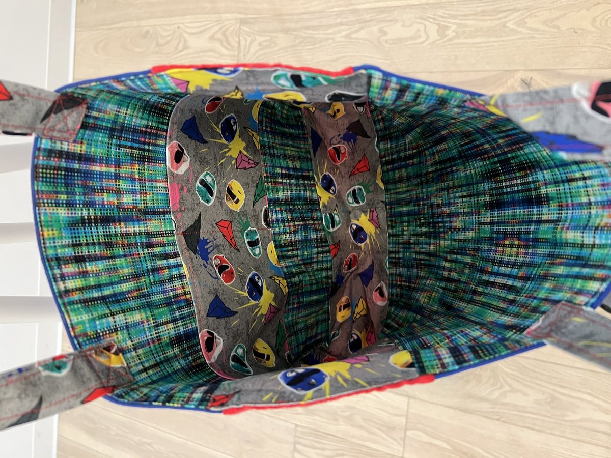 Power Rangers tshirt market bag