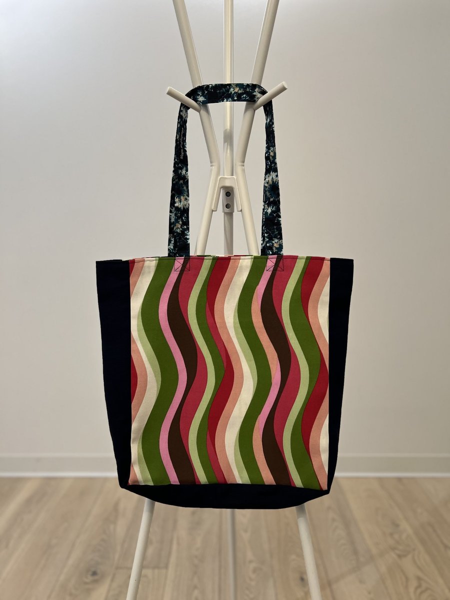 Darth Vader tshirt market bag pink green