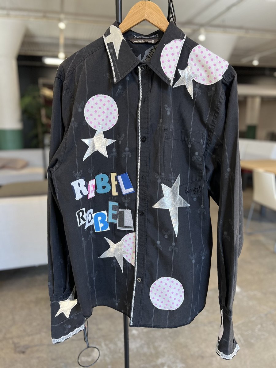 Upcycled Bowie shirt