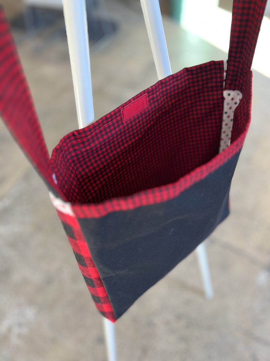 Christmas Story tshirt crossbody bag red plaid