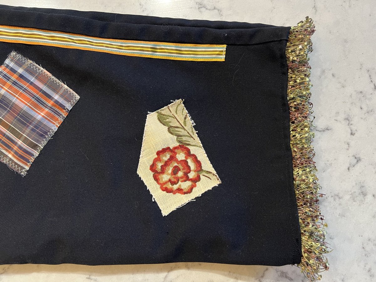 Resist patchwork collage pants