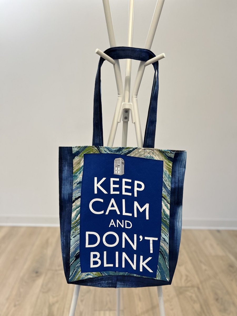 Doctor WHO keep calm Tshirt market bag