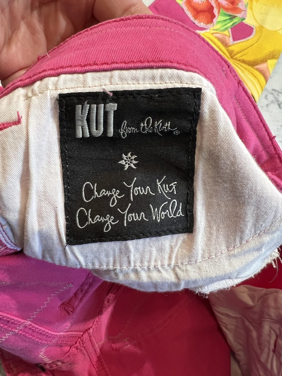 Pink princess tshirt patchwork collage pants