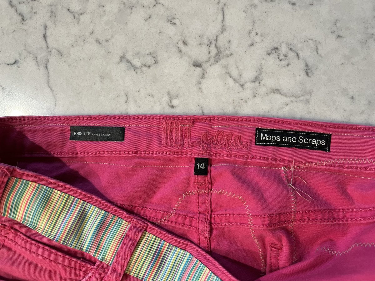 Pink princess tshirt patchwork collage pants