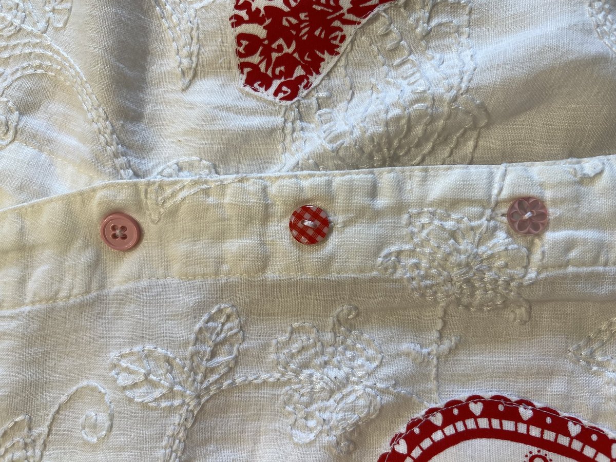 Cupid patchwork upcycled jacket white