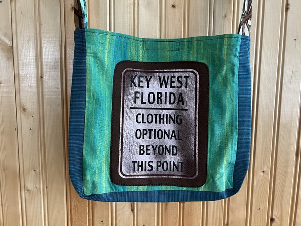 Key West tshirt crossbody bag 