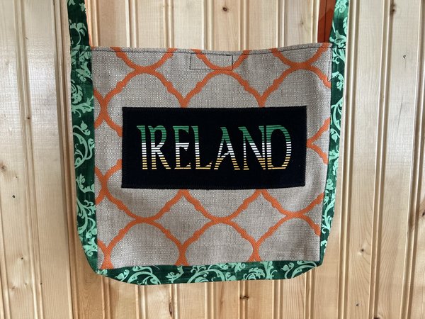 Ireland tshirt crossbody bag 