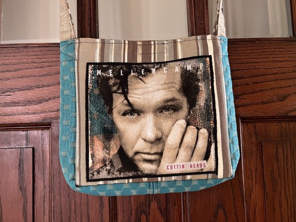 John Mellancamp tshirt crossbody bag 