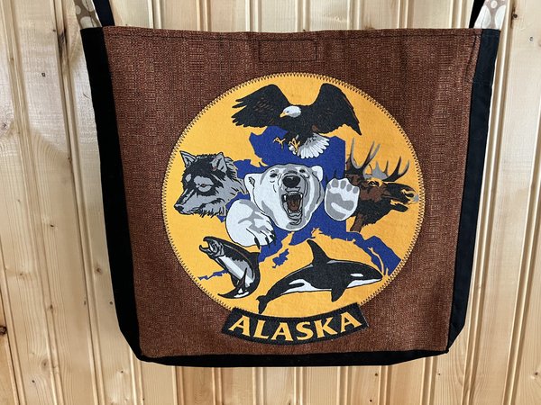 Alaska tshirt crossbody bag 