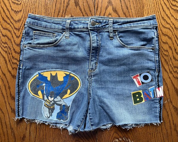 Batman altered shorts size womens 14