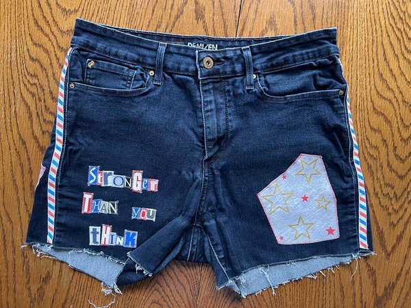Wonder Woman altered shorts size womens 12