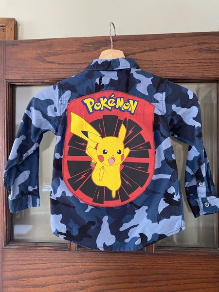 Pikachu altered shirt size child 4T