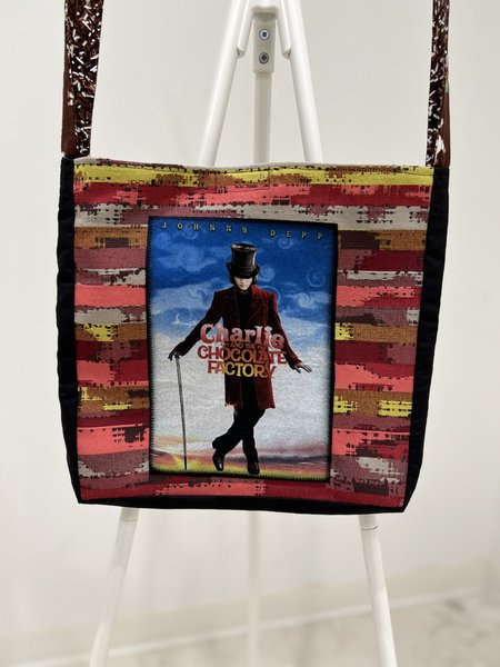 Charlie and the Chocolate Factory tshirt crossbody bag 