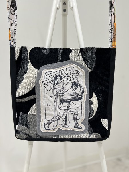 Star Wars Luke and Leia tshirt crossbody bag 