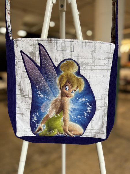 Tinkerbell tshirt crossbody bag