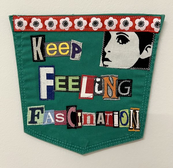 Fascination original collage patch Human League