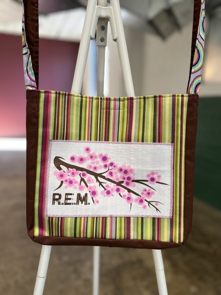 R.E.M. tshirt crossbody bag 