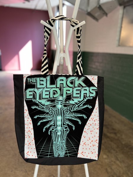 Black Eyed Peas tshirt market bag
