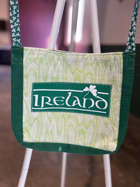 Irish poem tshirt crossbody bag