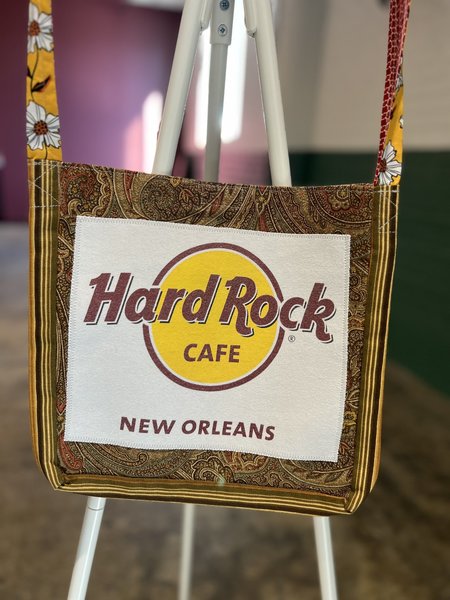 Hard Rock NOLA tshirt crossbody bag