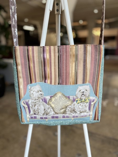 Couch dogs crossbody bag