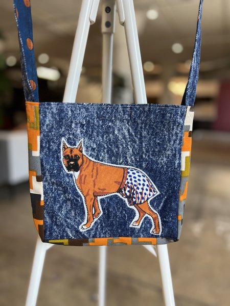 Boxer dog crossbody bag