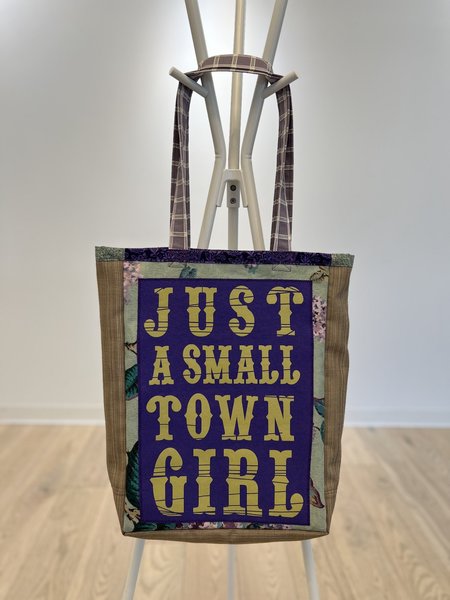 Small town girl/Journey tshirt market bag 
