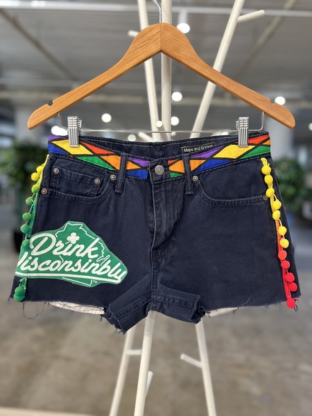 Drink Wisconsibly altered shorts