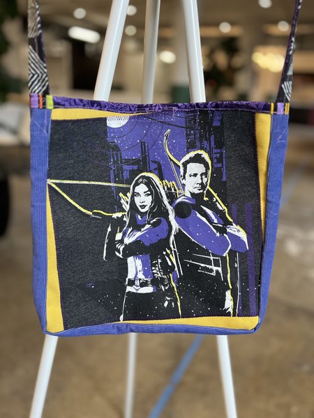 Hawkeye and Kate Bishop tshirt crossbody bag