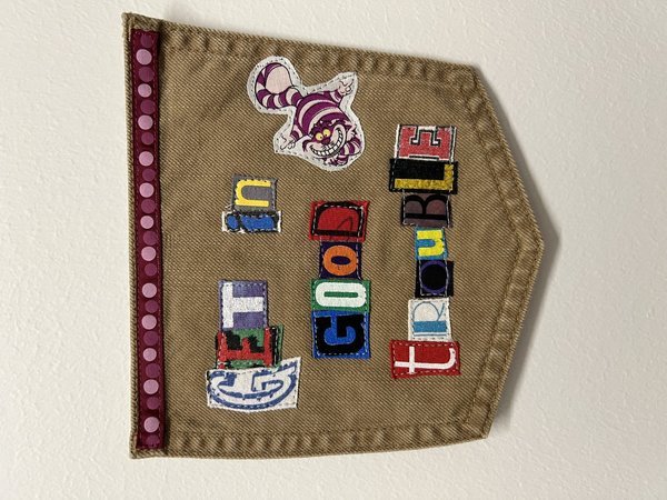 Good trouble original collage patch