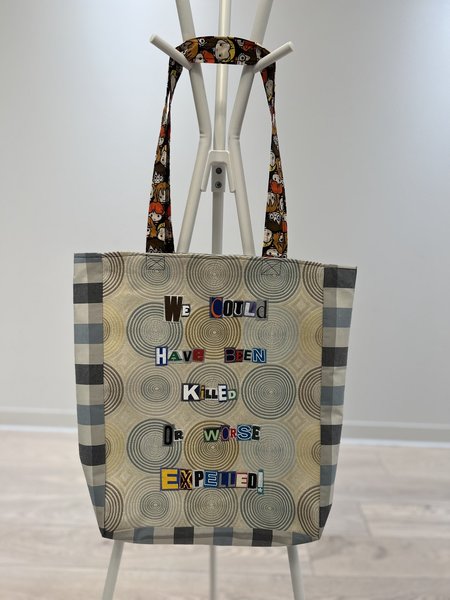 Hermione quote ransom note market bag