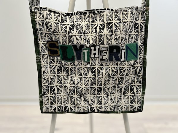 Slytherin ransom note crossbody bag 