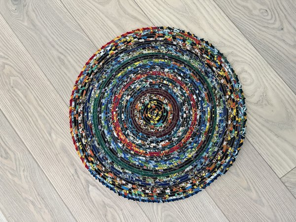 Harry Potter scrap rug table topper rope wrapped