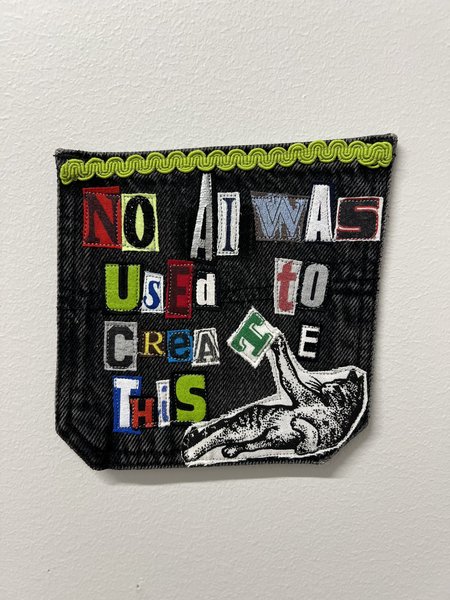 No A.I. Art collage patch