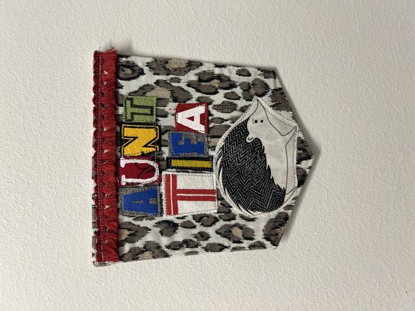 Aunt TIFA art collage patch
